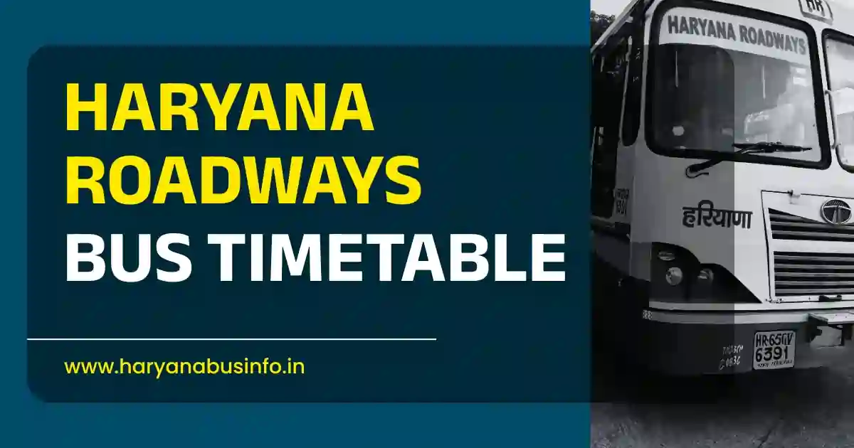 Fatehabad to Jhalniya Haryana Roadways Bus — 2026 Timetable